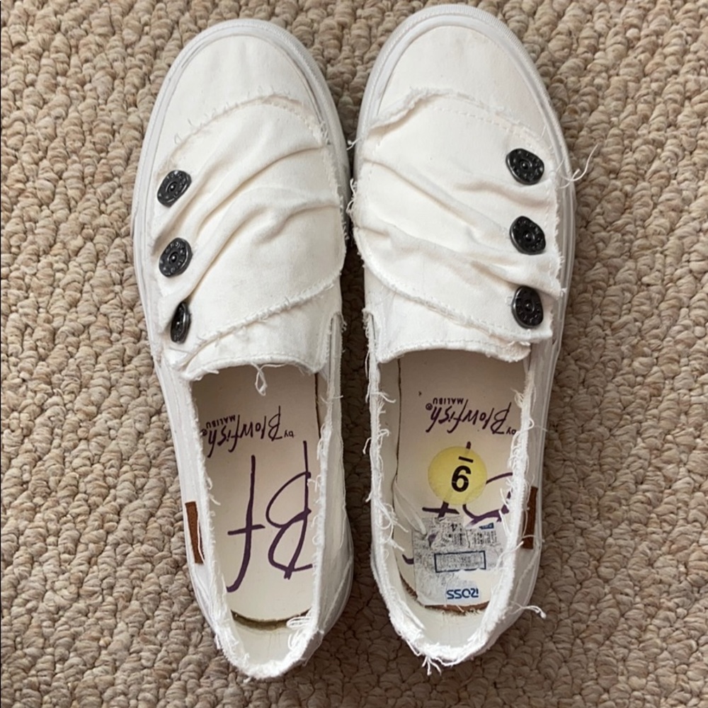 Blowfish slip ons